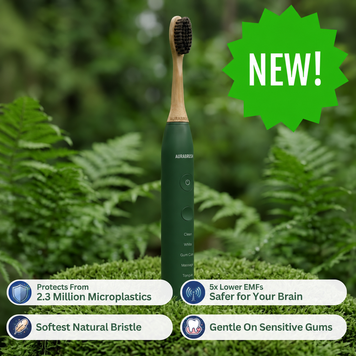 Aurabrush Horse Bristle Electric Toothbrush