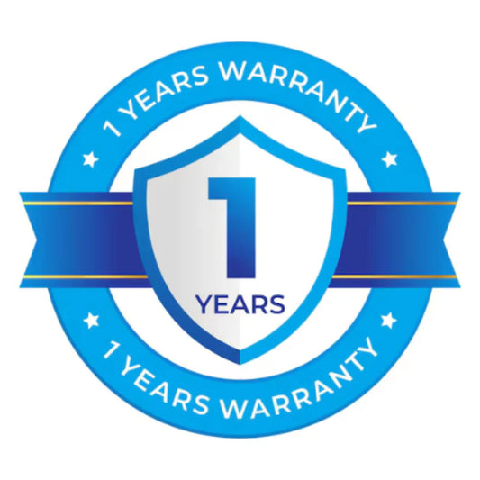 1 Year Warranty - Risk-free coverage