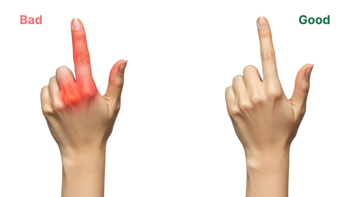 Morning finger stiffness illustration placeholder